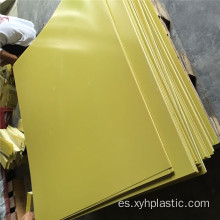 Hoja laminada de fibra de vidrio epoxi amarilla 3240